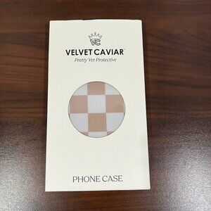 Velvet Caviar iPhone 13 Pro Max Magsafe Case Tan Check NWT